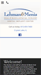 Mobile Screenshot of lehmanmenis.com